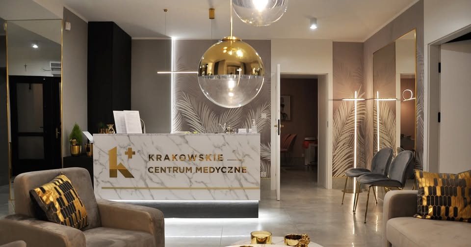 Recepcja Krakowskiego Centrum Medycznego przy Rynku 26 w Przemyślu